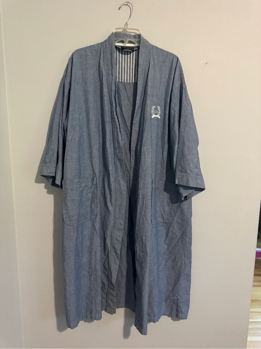 Dior Monsieur Blue robe- no belt